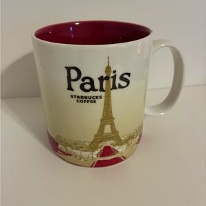 Starbucks 2011 Paris Mug Eiffel Tower 16 Ounce Excellent Condition